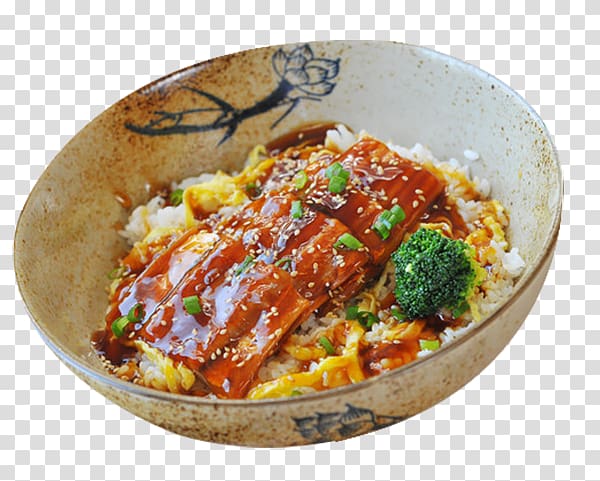 Indian cuisine Japanese Cuisine Biryani Pilaf Fried rice, Sauce roasted eel rice transparent background PNG clipart