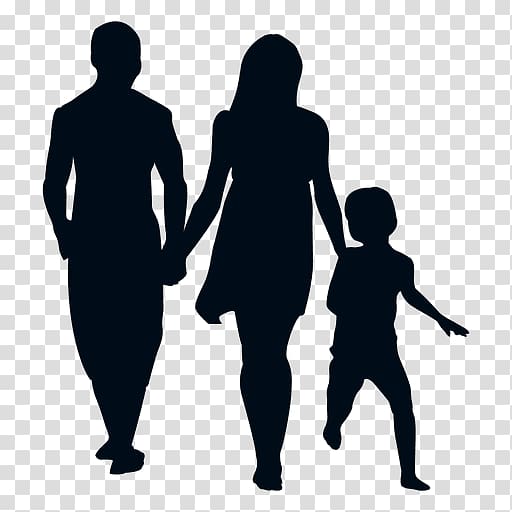 Silhouette Family, Family transparent background PNG clipart | HiClipart