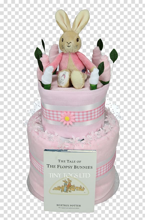 The Tale of the Flopsy Bunnies The Tale of Peter Rabbit Diaper Cake, Flopsy bunny transparent background PNG clipart