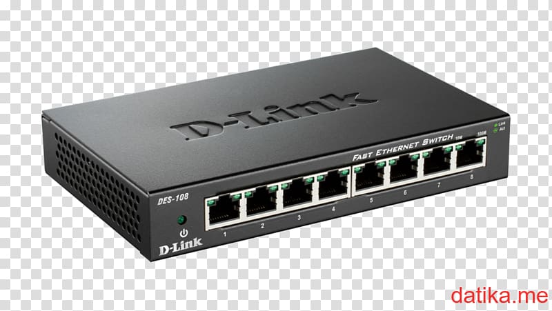 Network switch 10 Gigabit Ethernet D-Link, network diagram router symbol transparent background PNG clipart