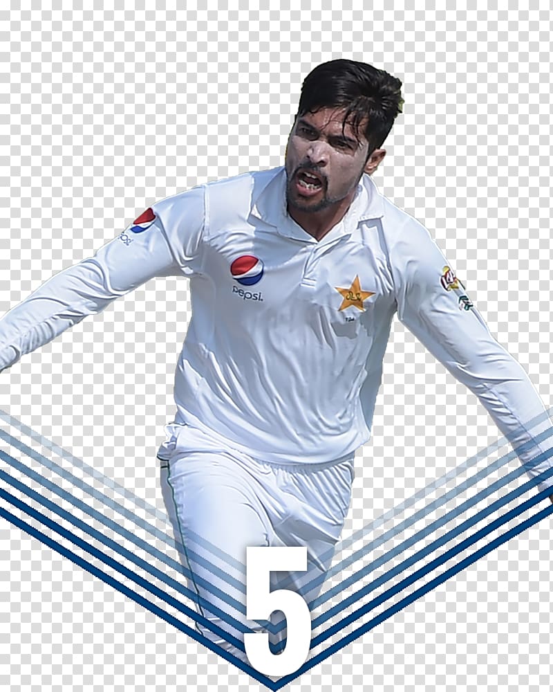 Mohammad Amir Essex County Cricket Club Test cricket, cricket Bowling transparent background PNG clipart