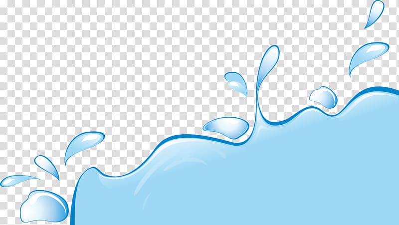 Water Drop Graphic design, Fine water droplets ripple transparent background PNG clipart