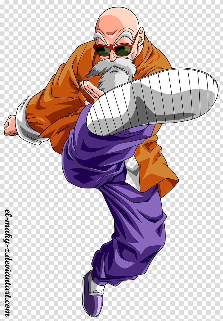 Master Roshi Goku Krillin Launch Dragon Ball Z: Budokai 3, goku transparent background PNG clipart