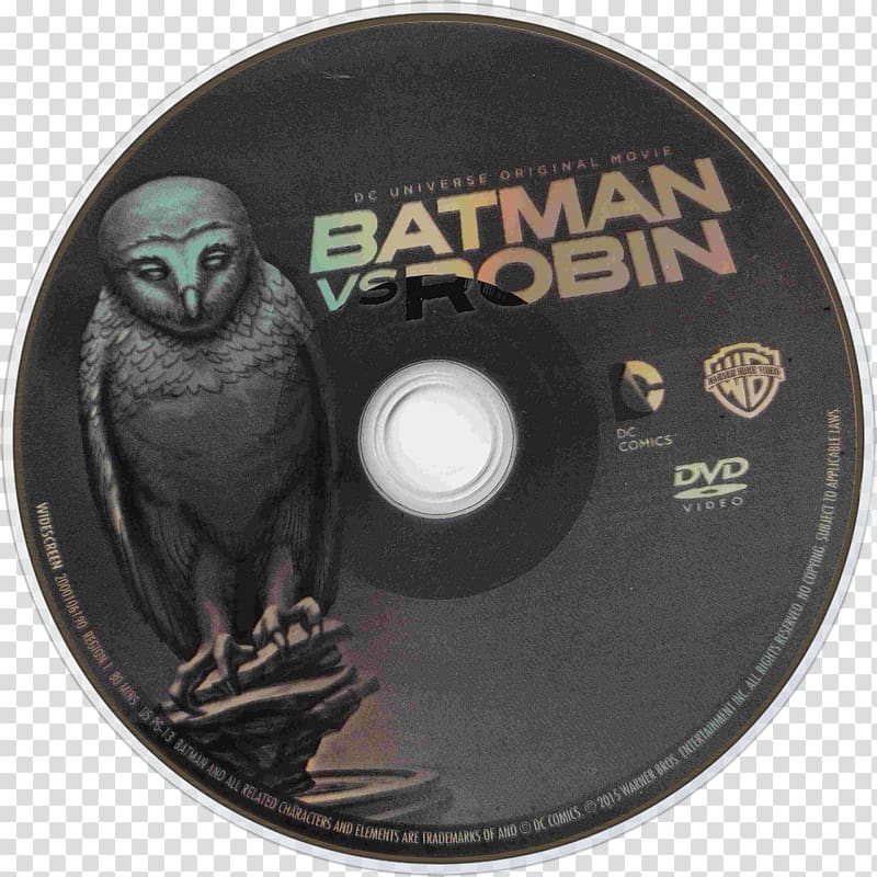 DVD STXE6FIN GR EUR Equal Credit Opportunity Act Batman vs. Robin Son of Batman Series, dvd transparent background PNG clipart