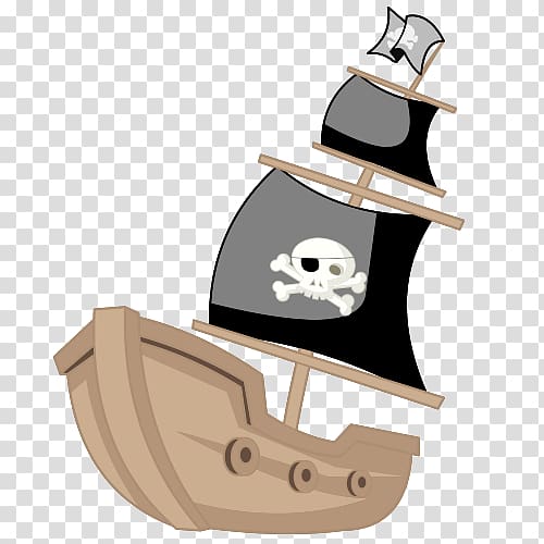 Piracy Cartoon Ship, Cartoon pirate ship transparent background PNG clipart