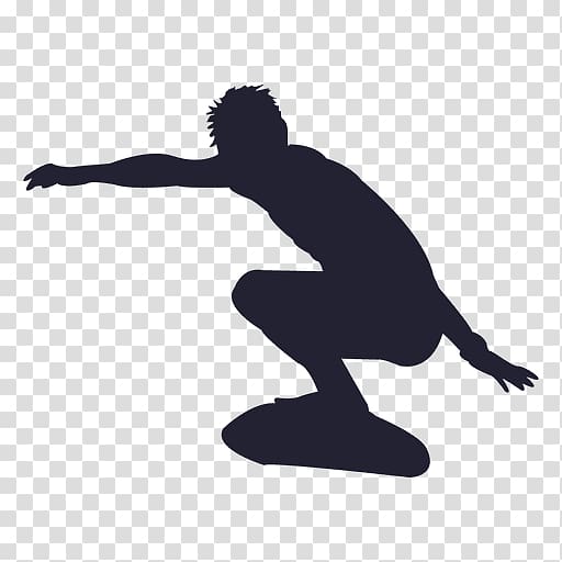 Athlete Silhouette Sport , surfing transparent background PNG clipart