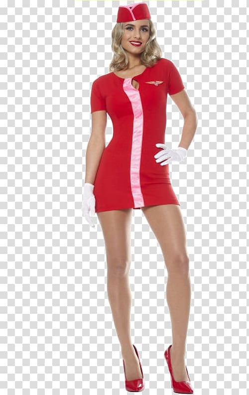 Costume party 1960s Flight attendant Clothing, dress transparent background PNG clipart