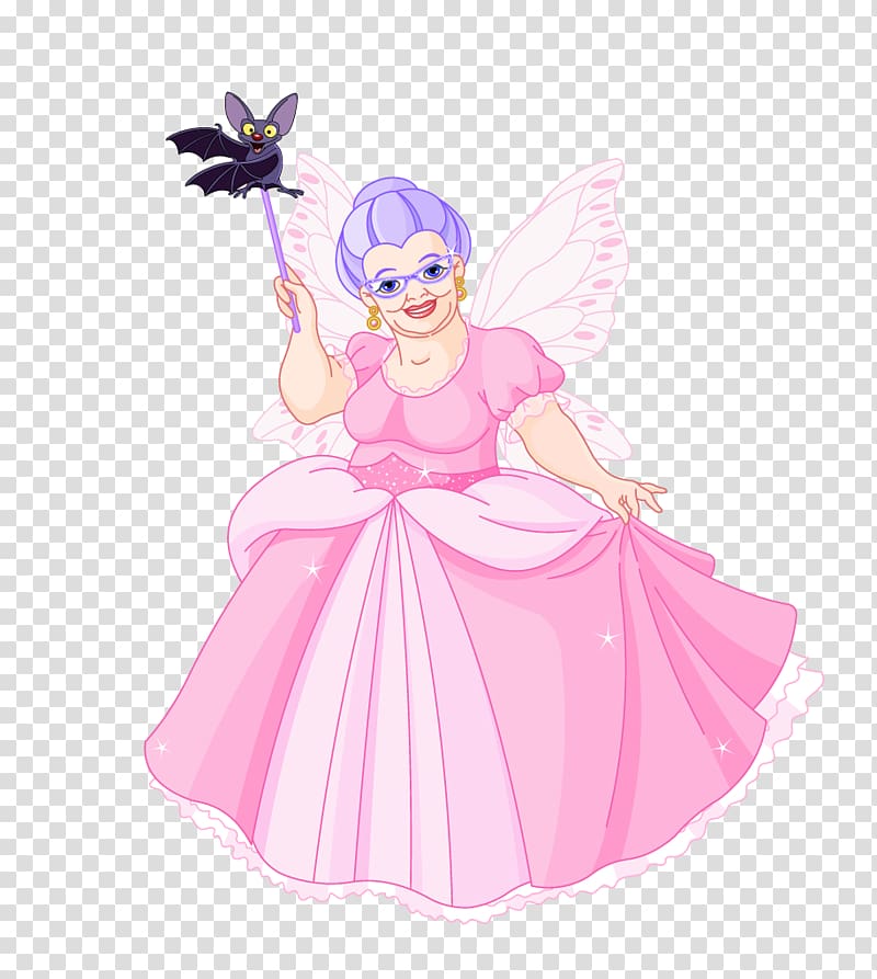 Fairy godmother , Cinderella transparent background PNG clipart