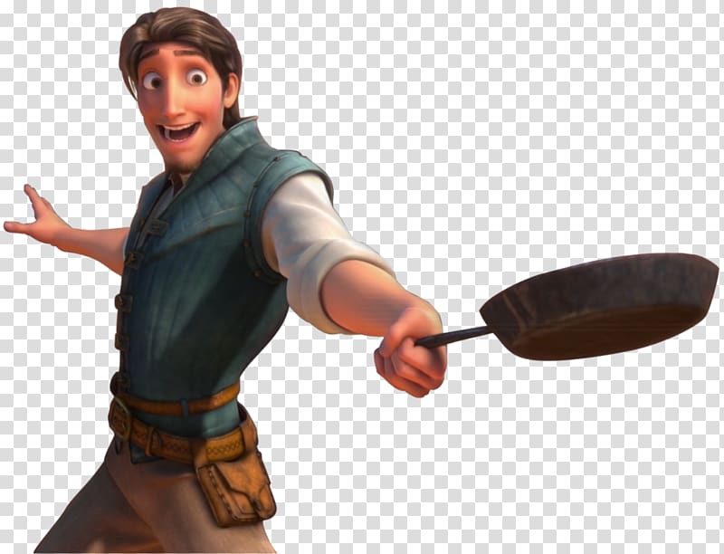 Flynn Rider Tangled Byron Howard Art, frying pan transparent background PNG clipart