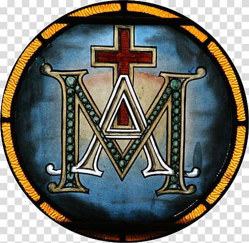 Symbol Logo Emblem Monogram, ave maria transparent background PNG clipart
