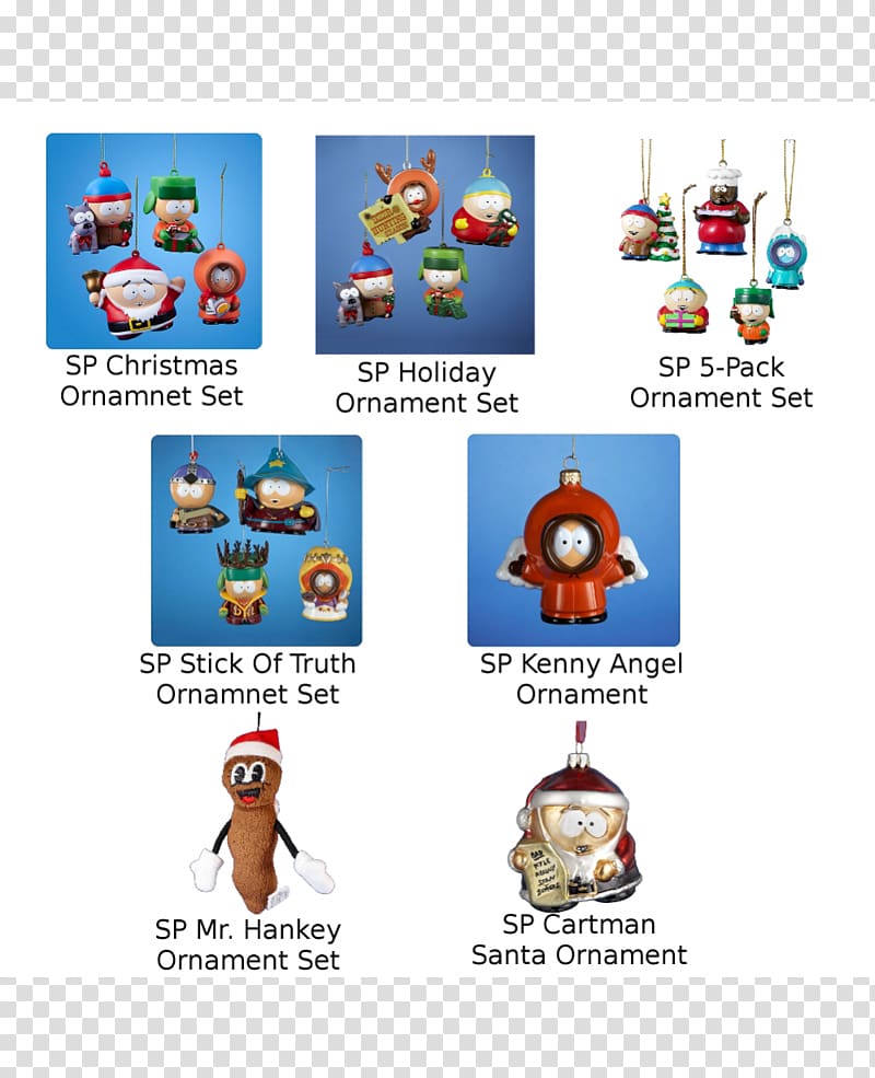 Kenny McCormick Kyle Broflovski Stan Marsh Christmas ornament South Park, Season 5, christmas tree transparent background PNG clipart
