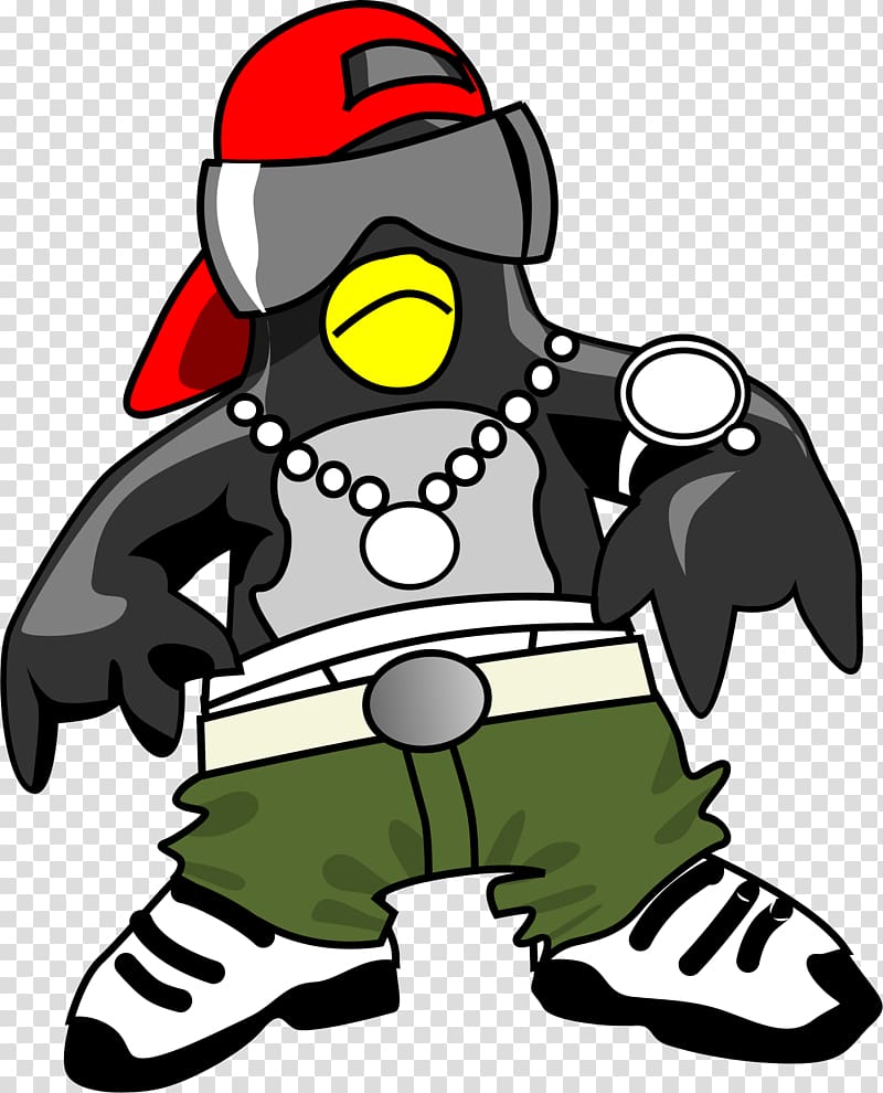 Penguin Hip hop music Hip-hop dance , rap transparent background PNG clipart