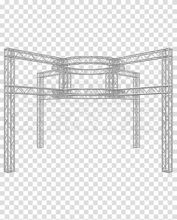 Truss Structure Steel Angle, exhibition booth design transparent background PNG clipart