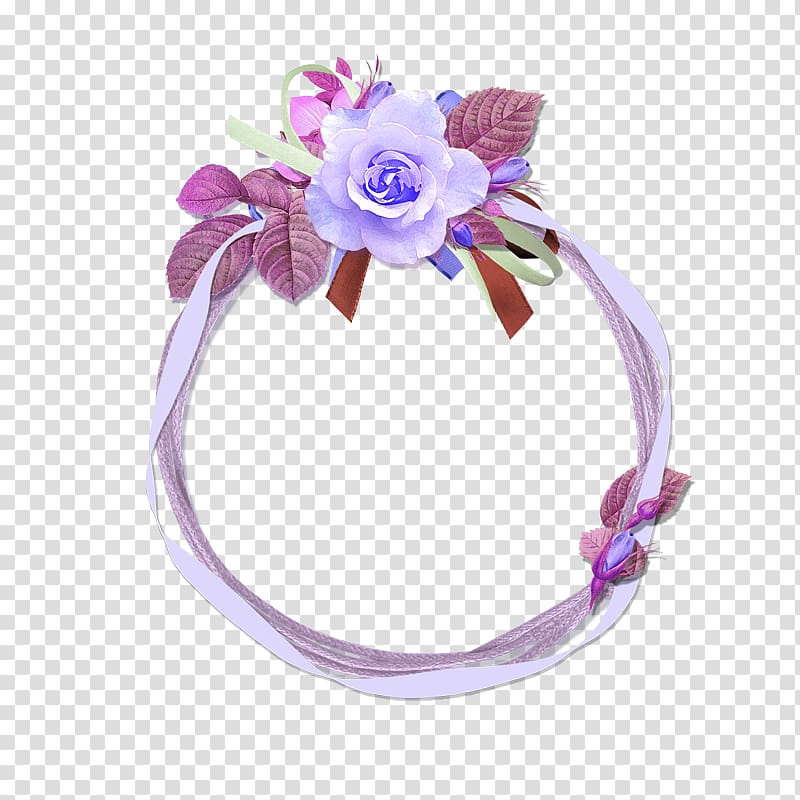 Flower Floral design, Purple flower circle decorative pattern transparent background PNG clipart