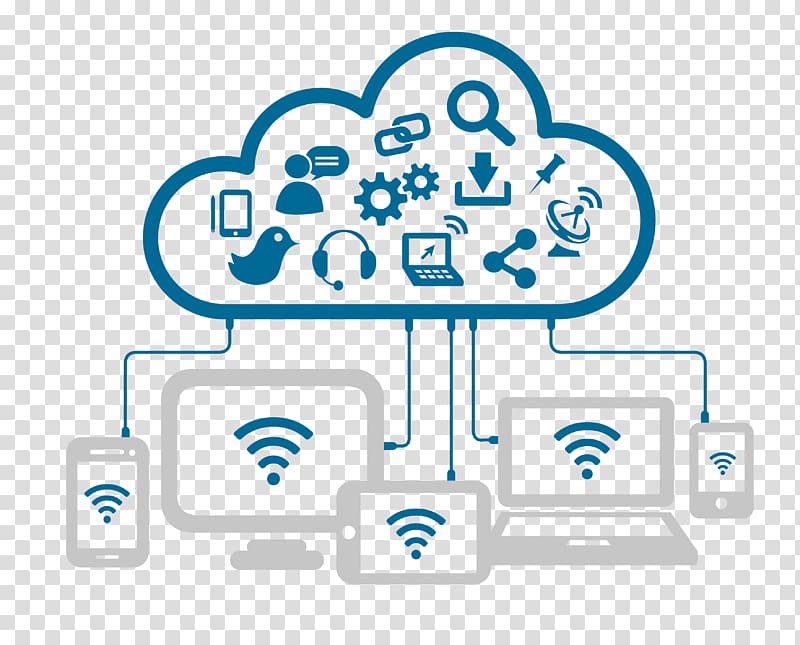 Cloud computing Computer Laptop Internet, comunication transparent background PNG clipart