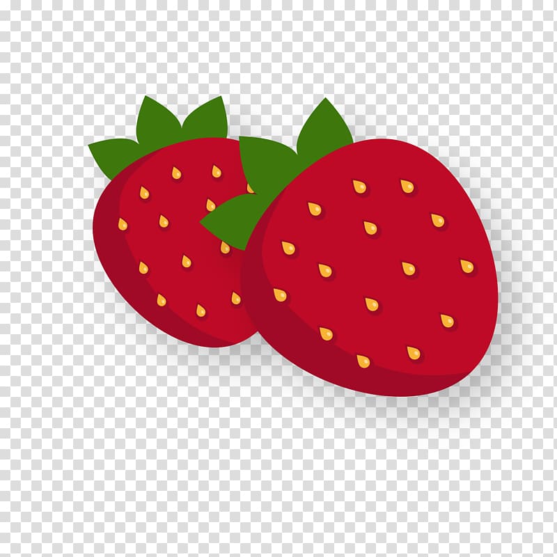 Strawberry Milkshake Smoothie Fruit, Cartoon Strawberry element transparent background PNG clipart