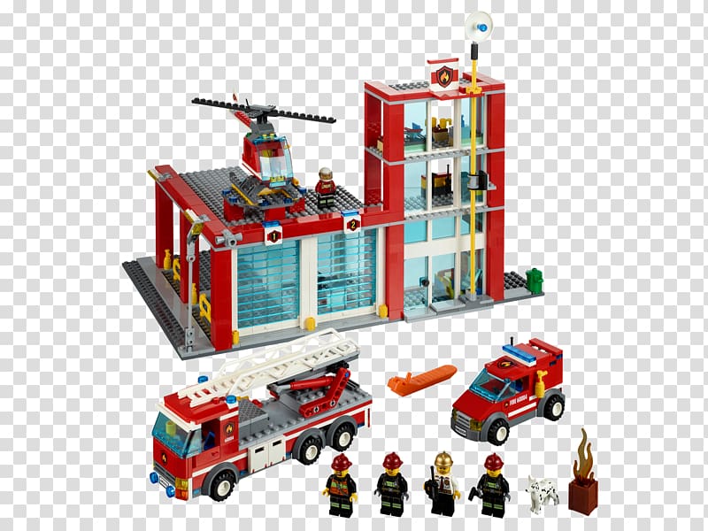 Lego City Amazon.com Toy Fire station, fireman transparent background PNG clipart