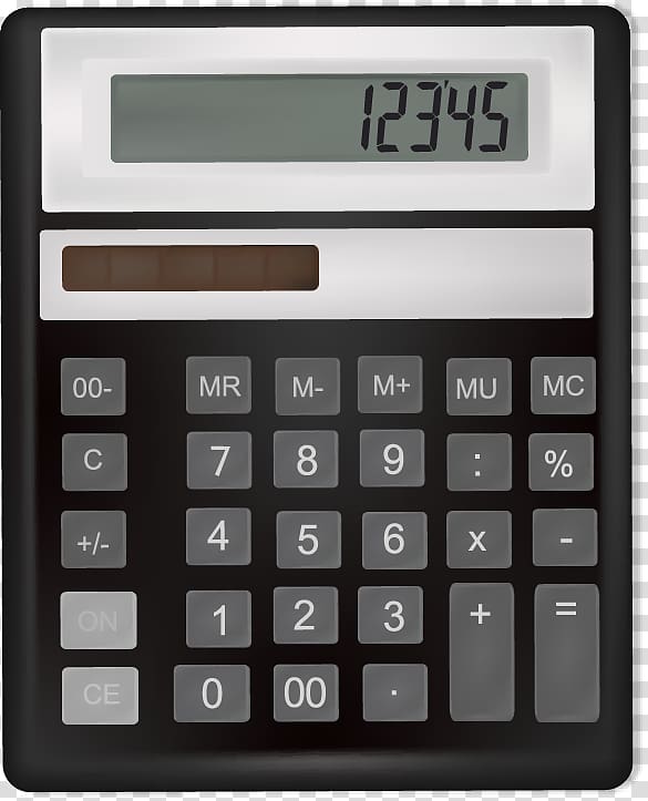 T-shirt Scientific calculator, Painted black computer design transparent background PNG clipart