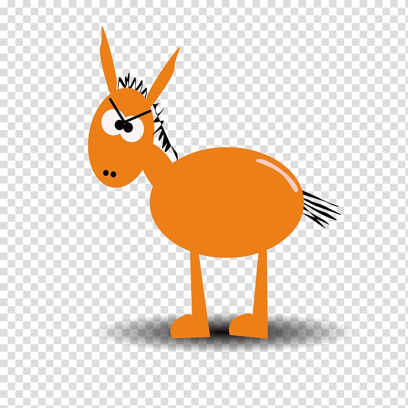 Donkey Drawing Scalable Graphics , Little donkey transparent background PNG clipart