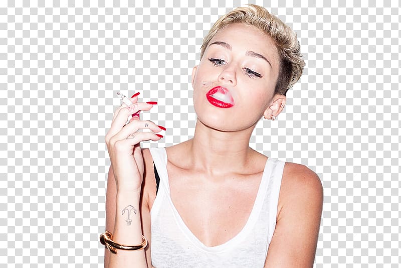 Miley Cyrus Lady Gaga x Terry Richardson grapher shoot Singer, miley cyrus transparent background PNG clipart