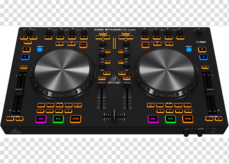 DJ controller Disc jockey Behringer MIDI Controllers Audio, Deejay transparent background PNG clipart