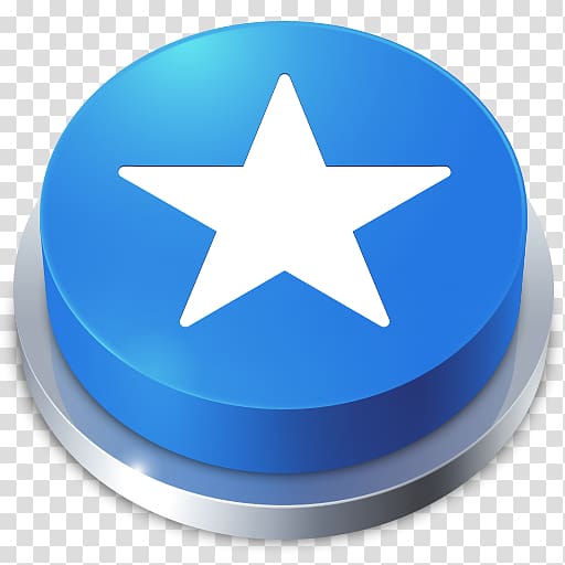 Computer Icons Like button , Favorites Star Blue Button Icon transparent background PNG clipart