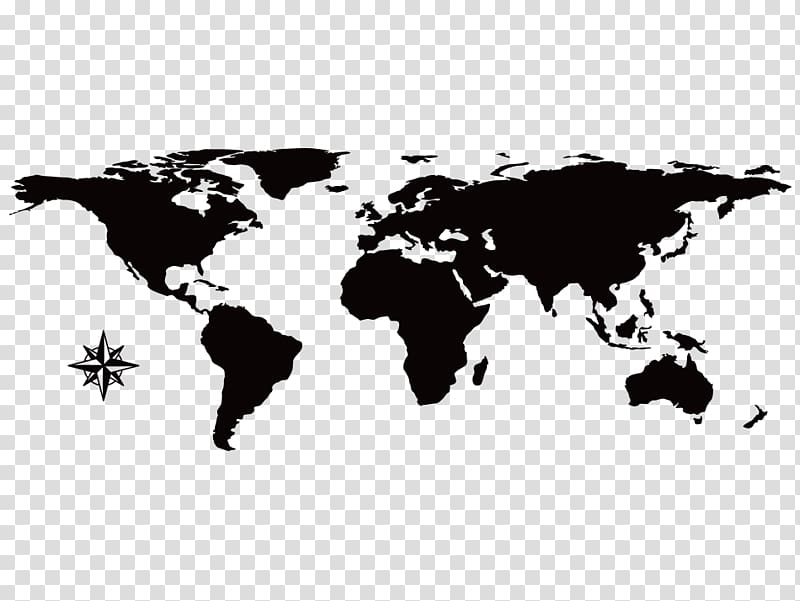 World map Equirectangular projection Globe, world map transparent background PNG clipart