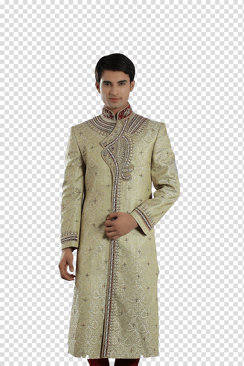 Wedding dress Clothing Sherwani Man, dress transparent background PNG clipart