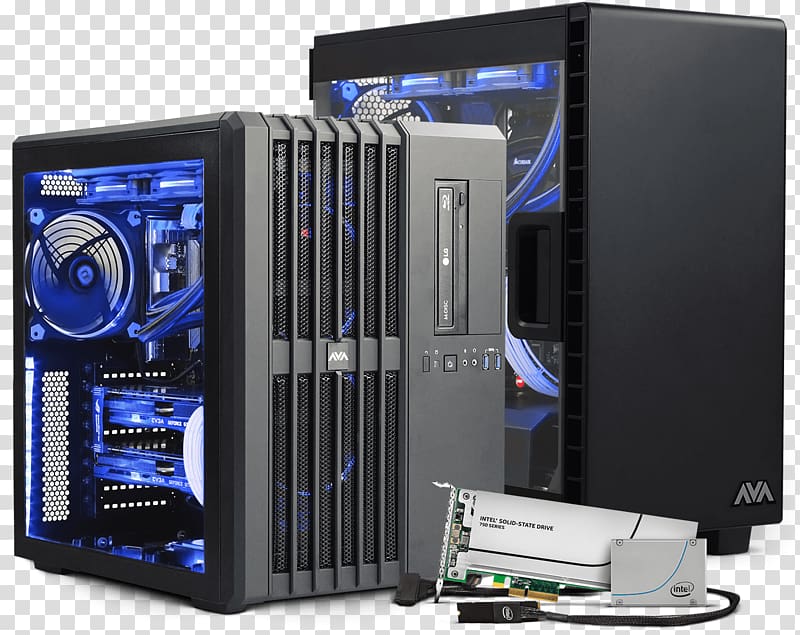 Computer Cases & Housings Computer hardware Computer System Cooling Parts Computer network AVADirect Avant Mid-Size Gaming PC, Computer transparent background PNG clipart