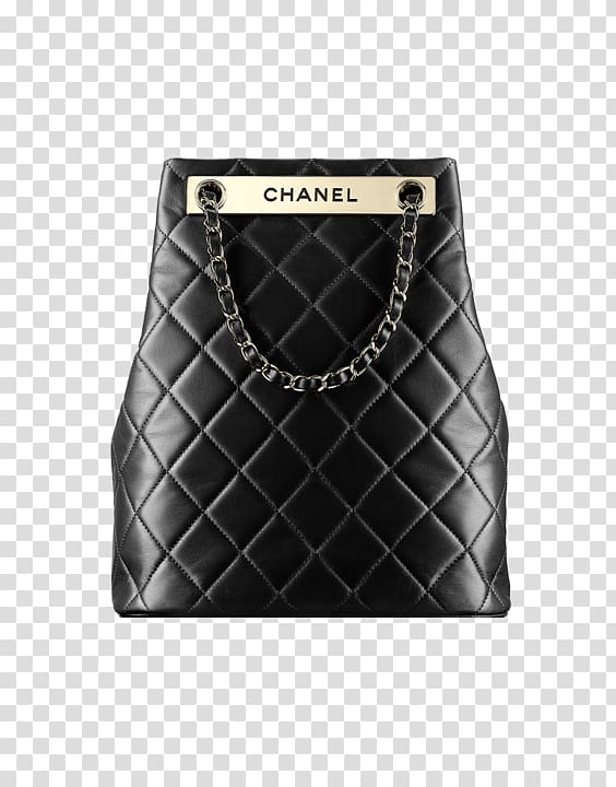 Handbag Chanel Leather Haute couture, Drawstring bag transparent background PNG clipart