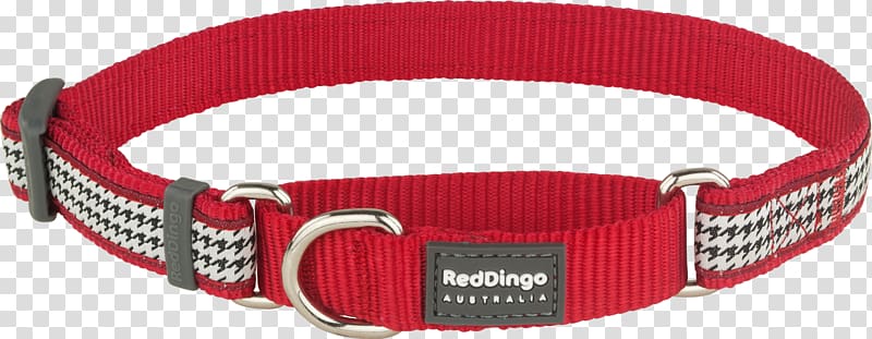 Dog collar Dingo Martingale, red collar dog transparent background PNG clipart