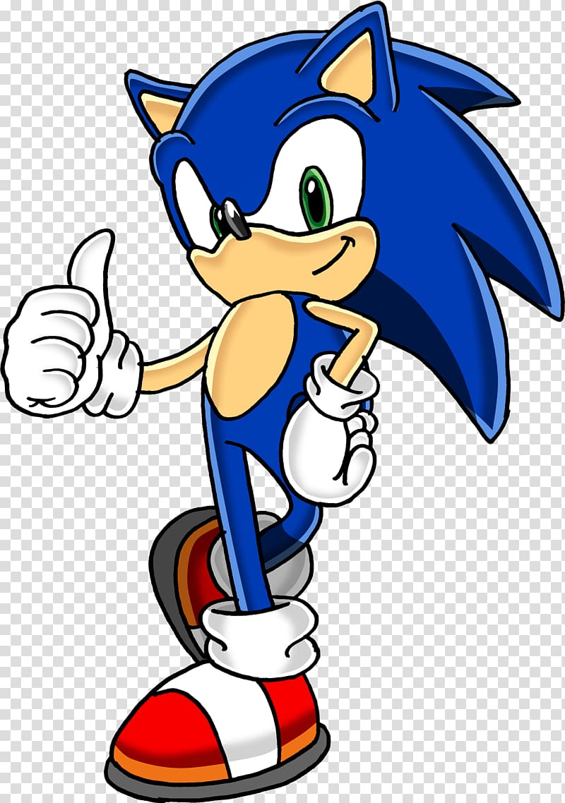 Sonic the hedgehog illustration, Sonic Hedgehog Blue Ok transparent background PNG clipart