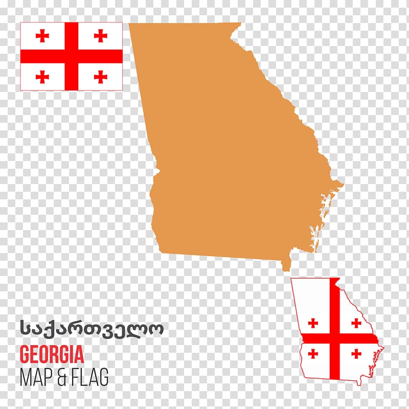 Flag of Georgia Flag of Georgia Illustration, Georgia map transparent background PNG clipart