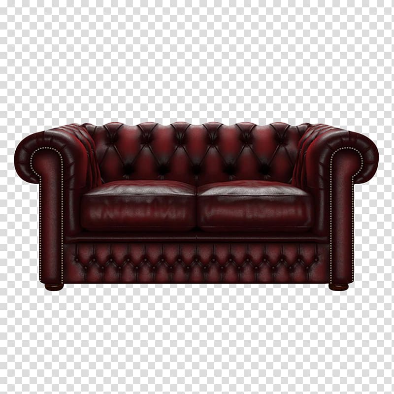 Loveseat Couch Furniture Club chair Wing chair, chair transparent background PNG clipart