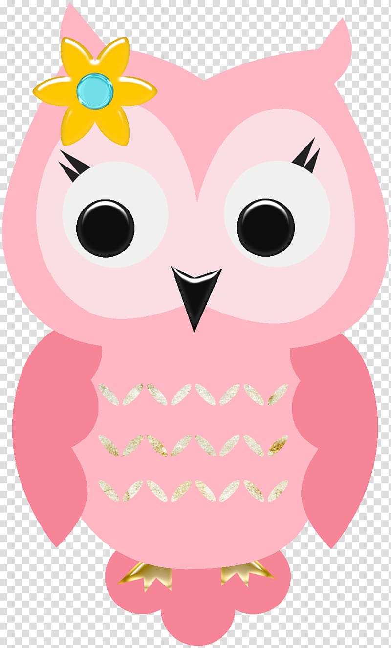 Little Owl Party Cupcake Convite, cute transparent background PNG clipart
