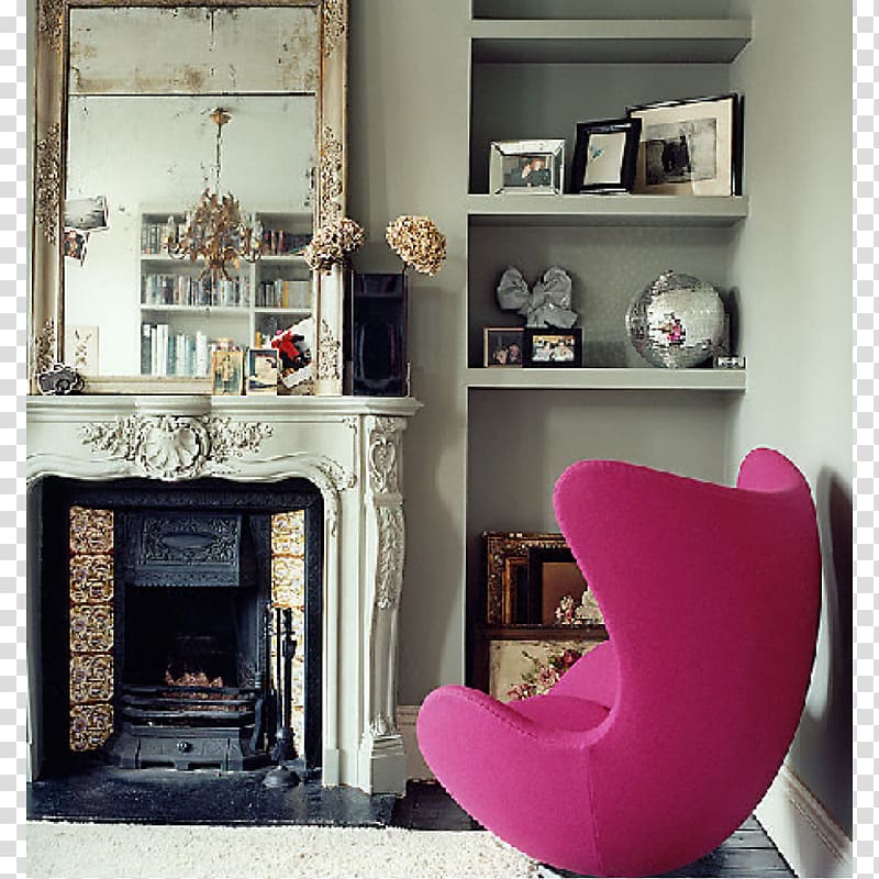 Interior Design Services Magenta Chair House Color, House Decoration transparent background PNG clipart