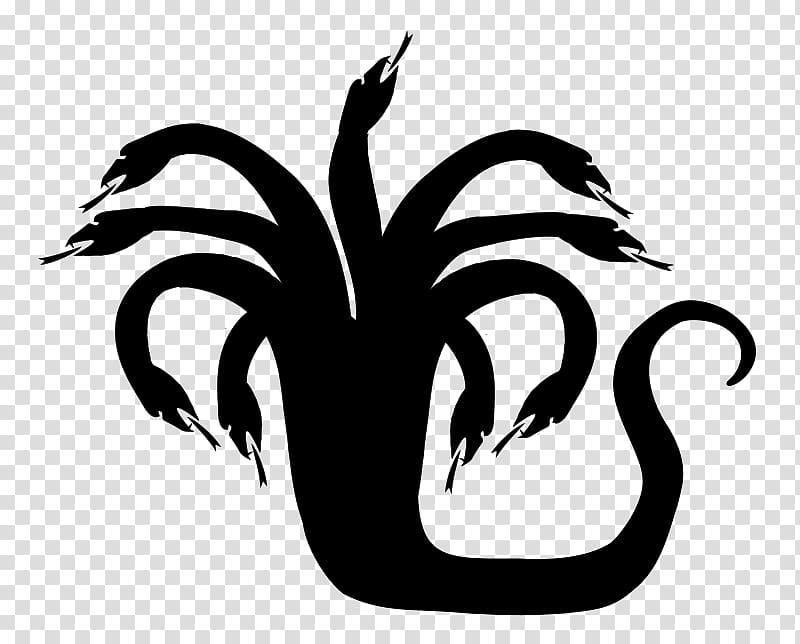 Lernaean Hydra Dragon , heads transparent background PNG clipart