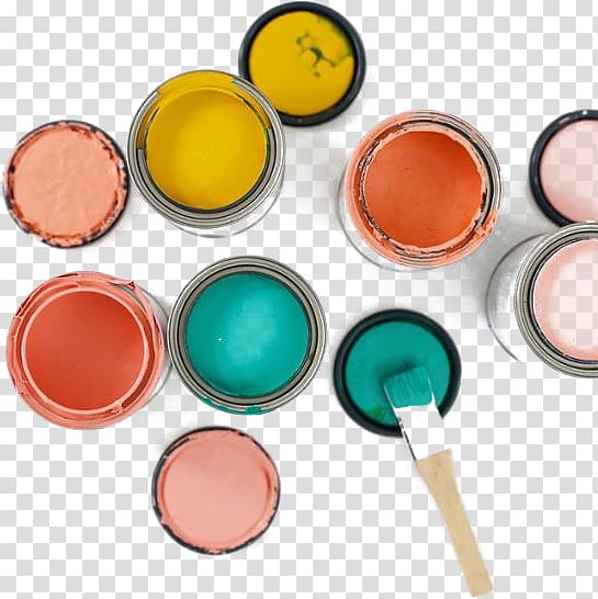 Color scheme Paint Palette Pantone, Colorful paint transparent background PNG clipart