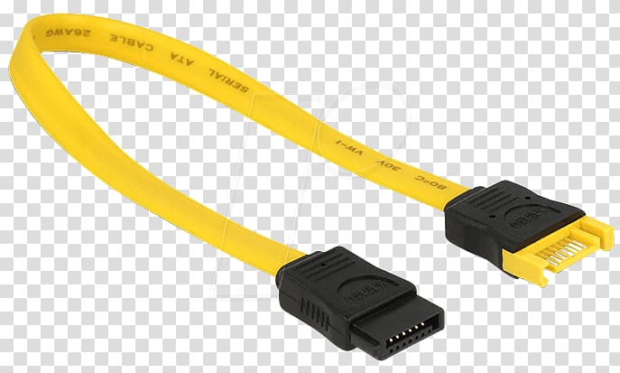 Serial ATA Electrical cable IEEE 1394 Extension Cords Gigabit per second, Computer transparent background PNG clipart