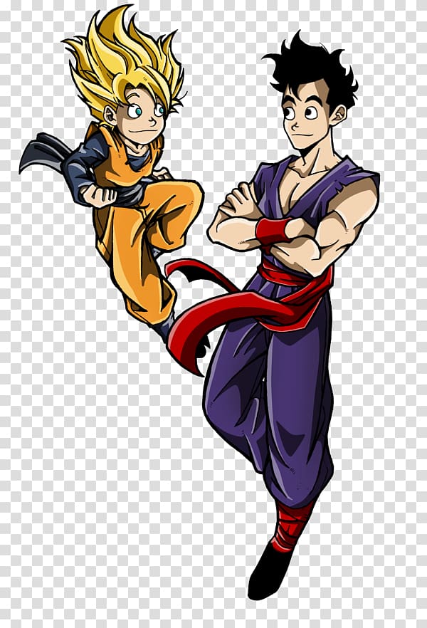 Gohan Goten Drawing Fan art Illustration, Goten transparent background PNG clipart