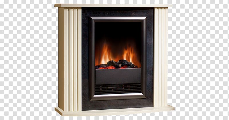 Electric fireplace GlenDimplex Suite, stone effect transparent background PNG clipart
