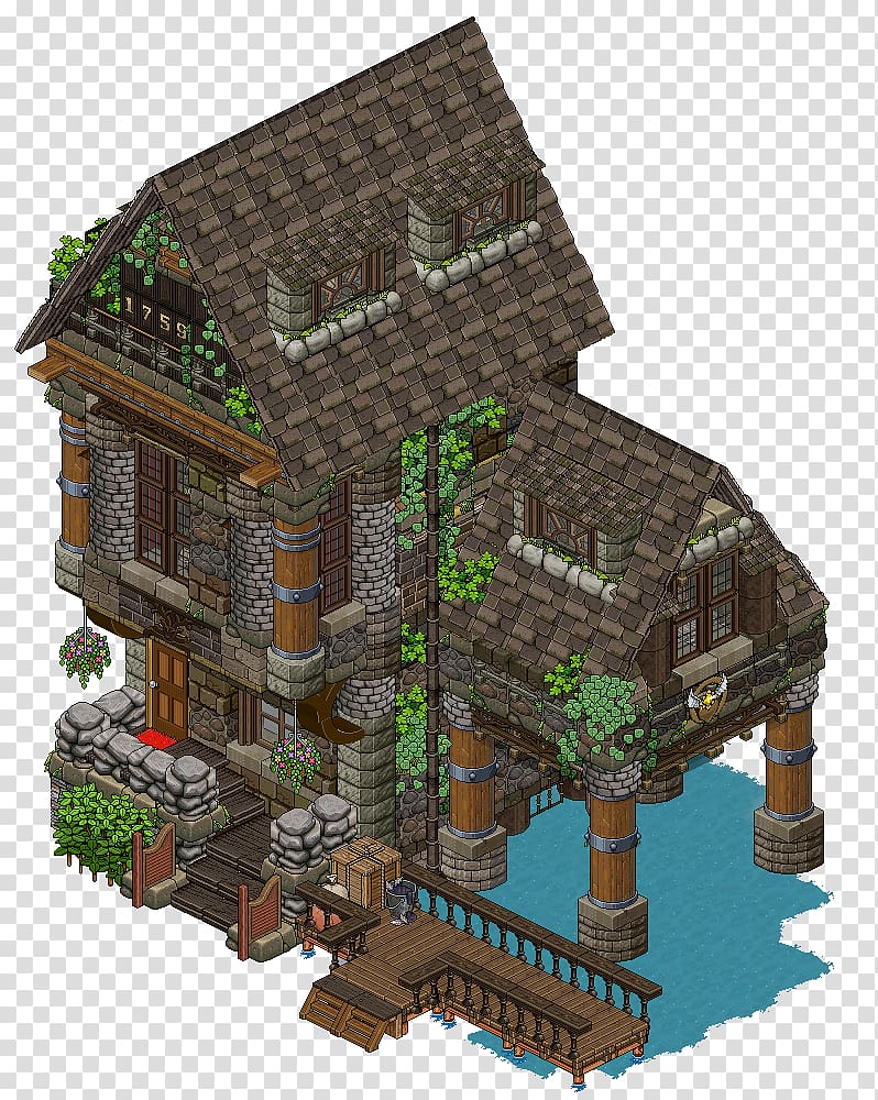 Habbo Building House Architecture, building transparent background PNG clipart