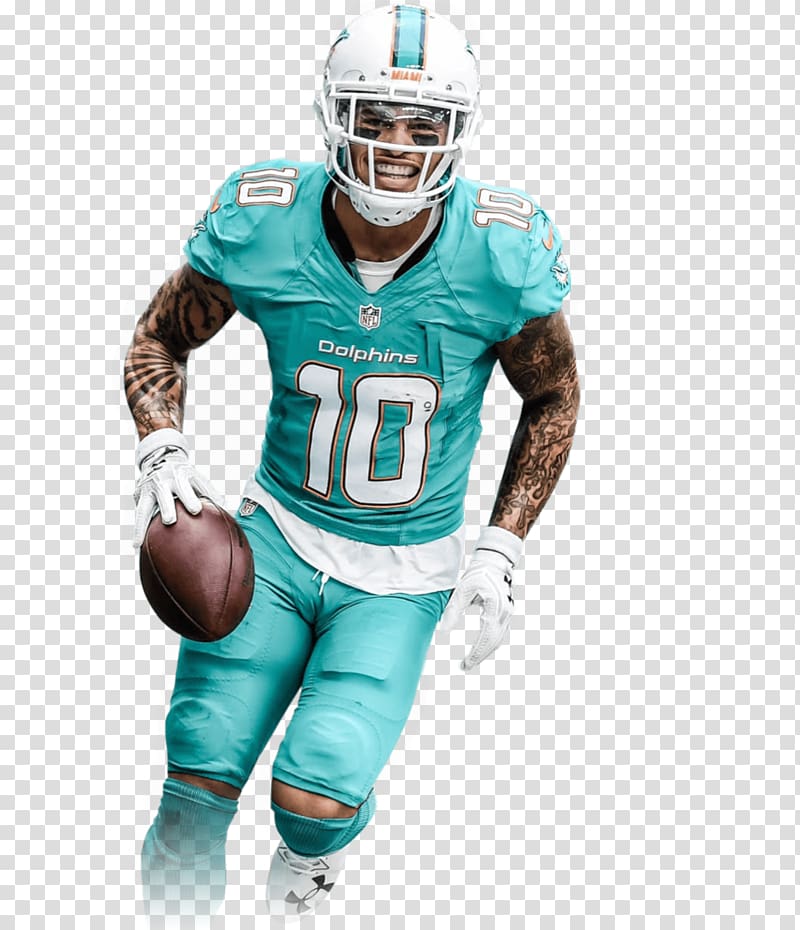 Miami Dolphins NFL Jersey American football Aqua Green, Kenny transparent background PNG clipart