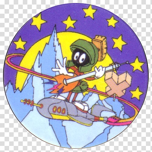 Marvin The Martian In The Third Dimension Milk Caps Cartoon Looney