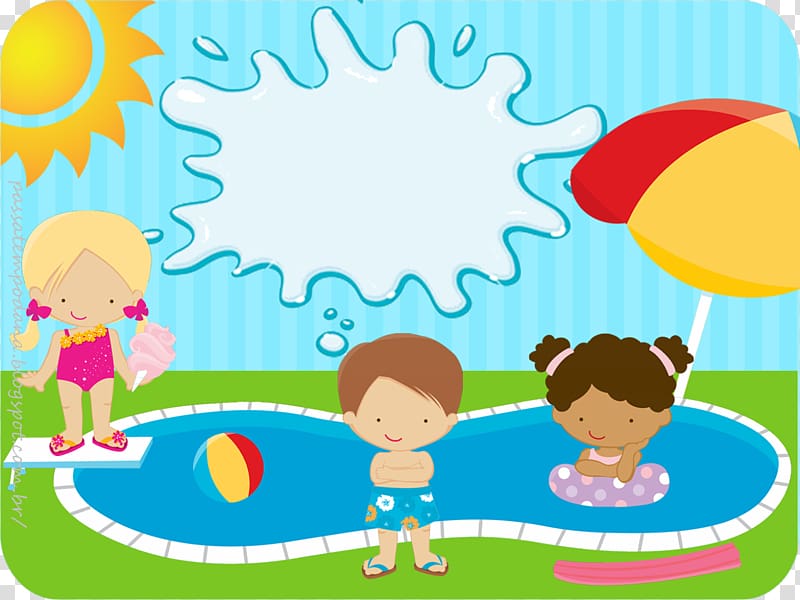 Party Convite Swimming pool Child Birthday, pool game transparent background PNG clipart