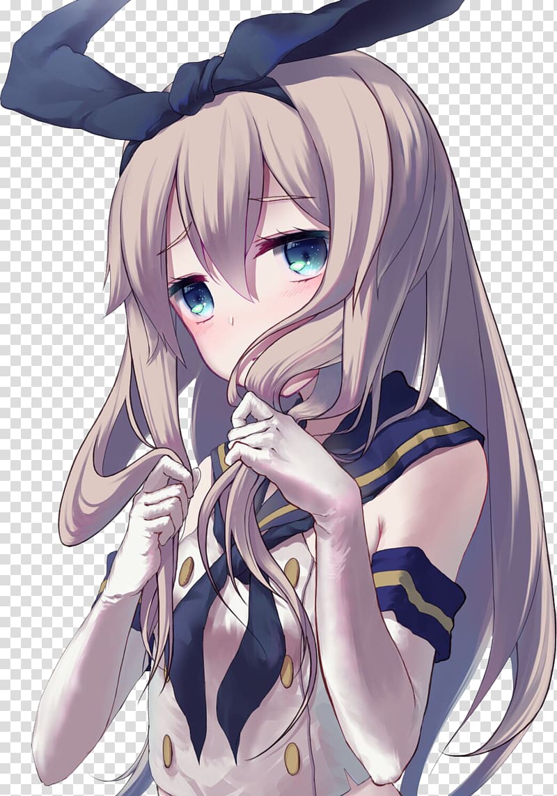 Kantai Collection Japanese destroyer Shimakaze Anime Japanese destroyer Yukikaze Kavaii, kantai transparent background PNG clipart