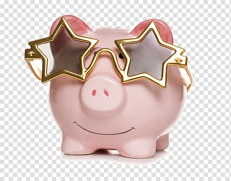 Piggy bank Banknote, Piggy bank transparent background PNG clipart