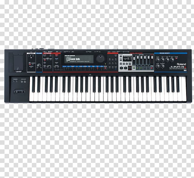 Roland Juno-106 Roland Juno-G Sound Synthesizers Roland Corporation, musical instruments transparent background PNG clipart
