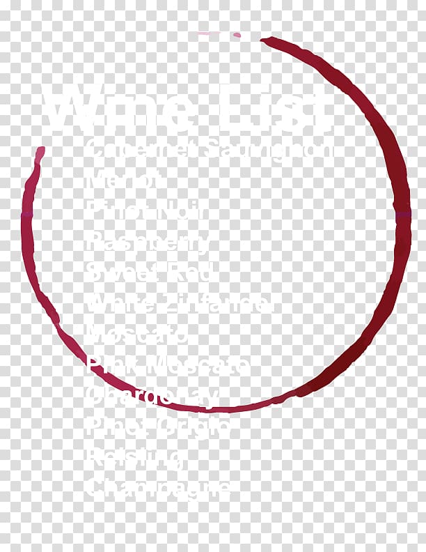 Clothing Accessories Line Body Jewellery Circle Magenta, wine list transparent background PNG clipart