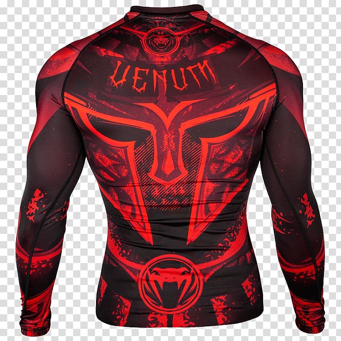 Rash guard Venum Gladiator 3.0 Dry Tech Long Sleeve MMA Rashguard, Black/Red 2XL Venum Gladiator 3.0 Short Sleeve MMA Compression Rashguard, Black/... Venum Gladiator 3.0 Dry Tech Short Sleeve MMA Rashguard, gladiator fights transparent background PNG clipart